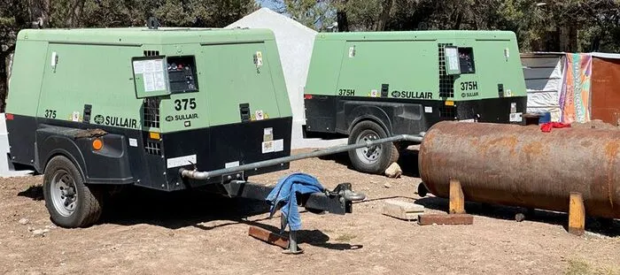 COMPRESOR DE AIRE PORTÁTIL 375 CFM MARCA SULLAIR